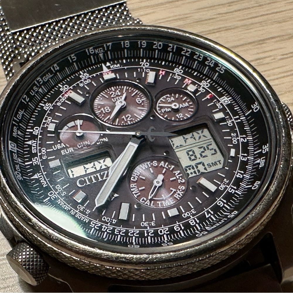 Citizen PMV65 Titanium Pilot’s Watch